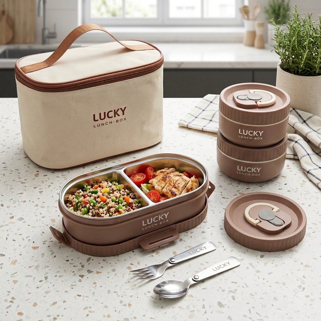 Food Storage Safety - Microwave Safe 304 Stainless Steel Bento