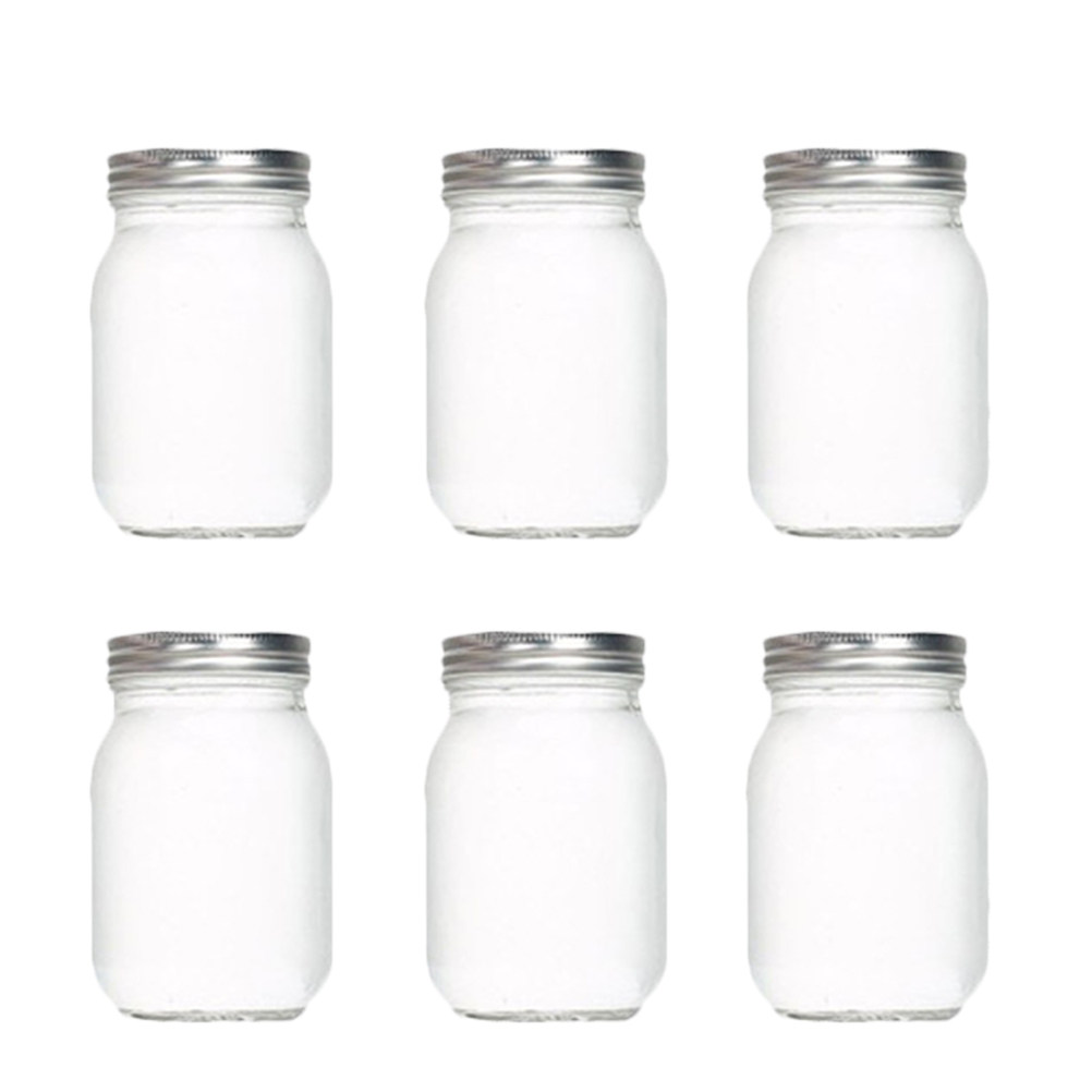Food Storage Containers Glass - 6Pcs Round Glass Food Storage Containers