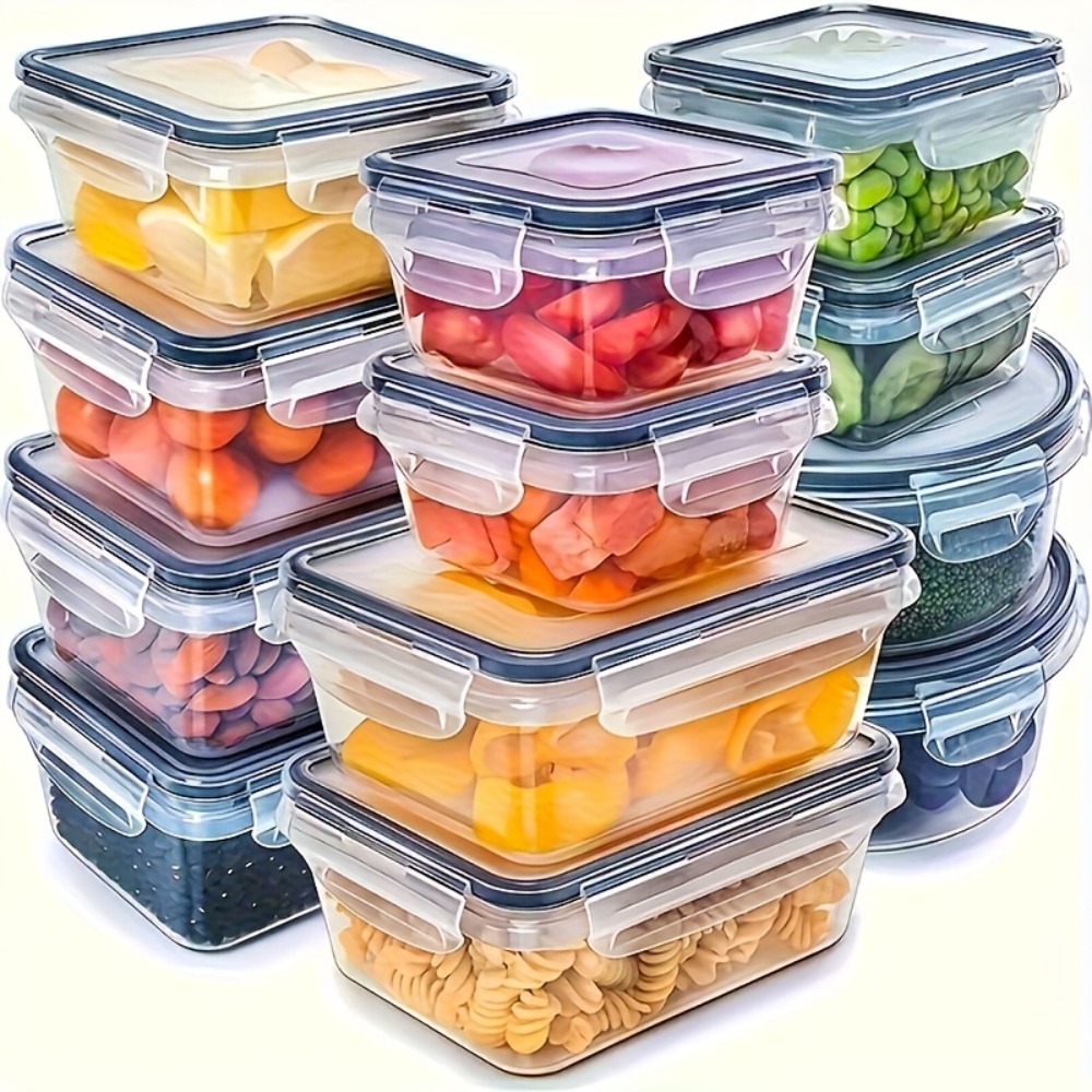 Food Storage Safety - Set BPA-Free Airtight Food Containers with
