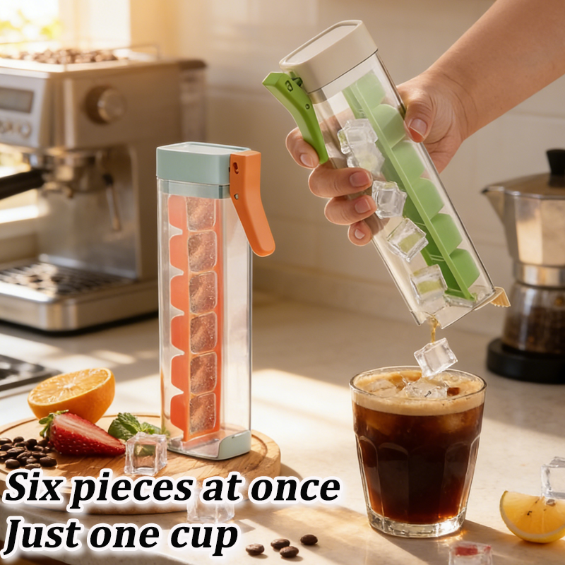 Storage Food Tray - Ice Cube Tray with Lid Easy
