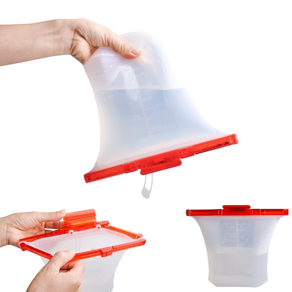 Lock And Lock Food Storage - 1000ml Fresh-keeping Bag Double Lock Food-grade
