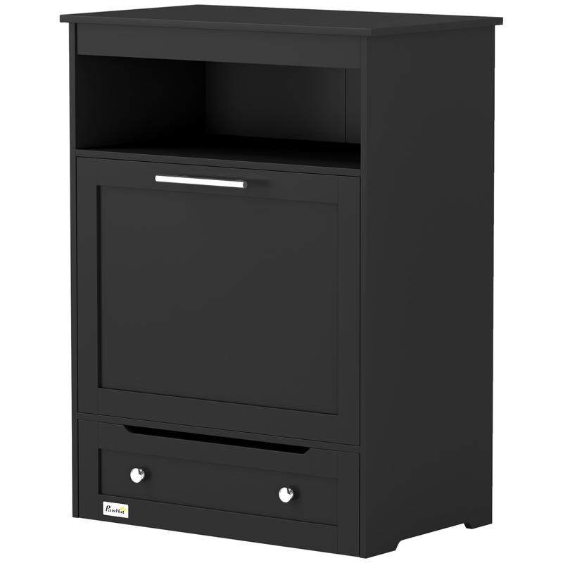 Food Storage In Cabinets - PawHut Pet Feeder Station Storage Cabinet,