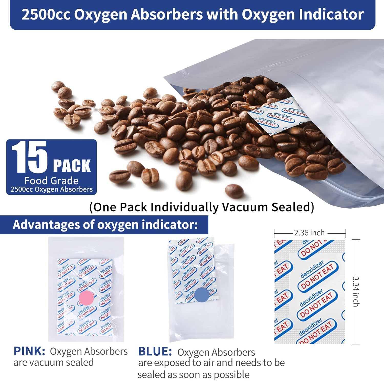 15 Pcs 5 Gallon Mylar Bags wit – Food Storage Oxygen Absorbers recenzja i cena