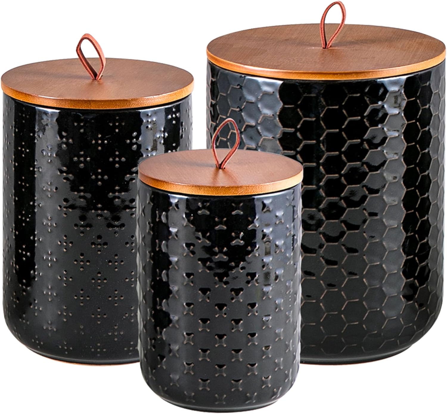Black Ceramic Canister Set wit – Set Food Storage recenzja i cena