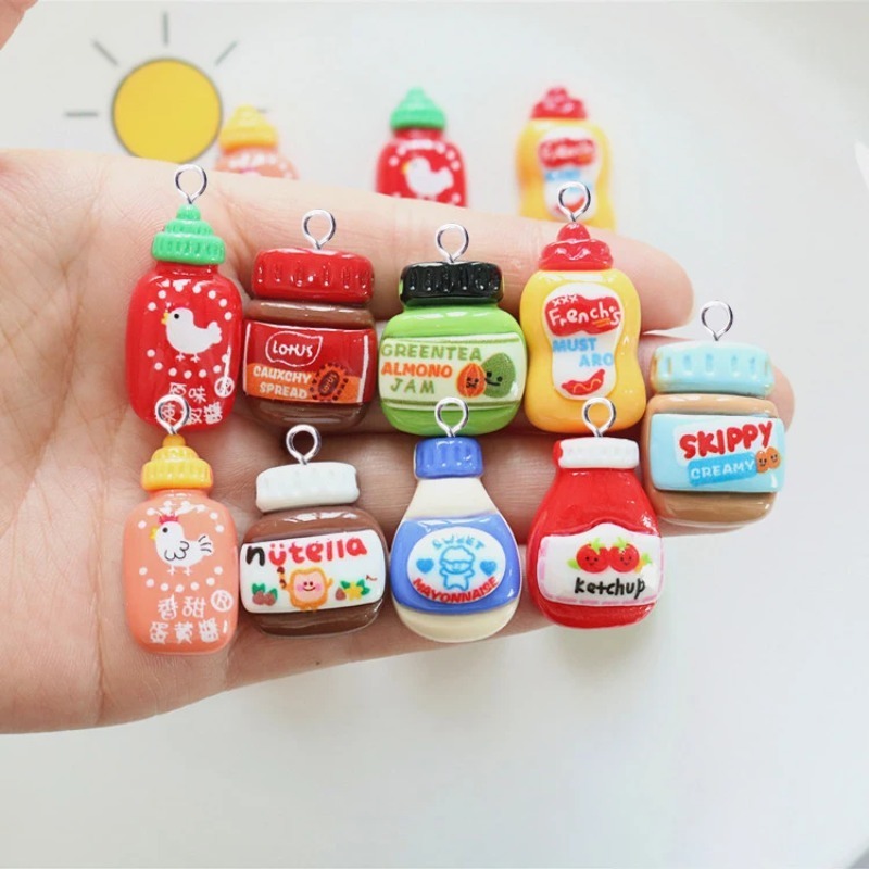 10pcs Funny Cartoon Bread Sauc – Salad Dressing Bottle recenzja i cena