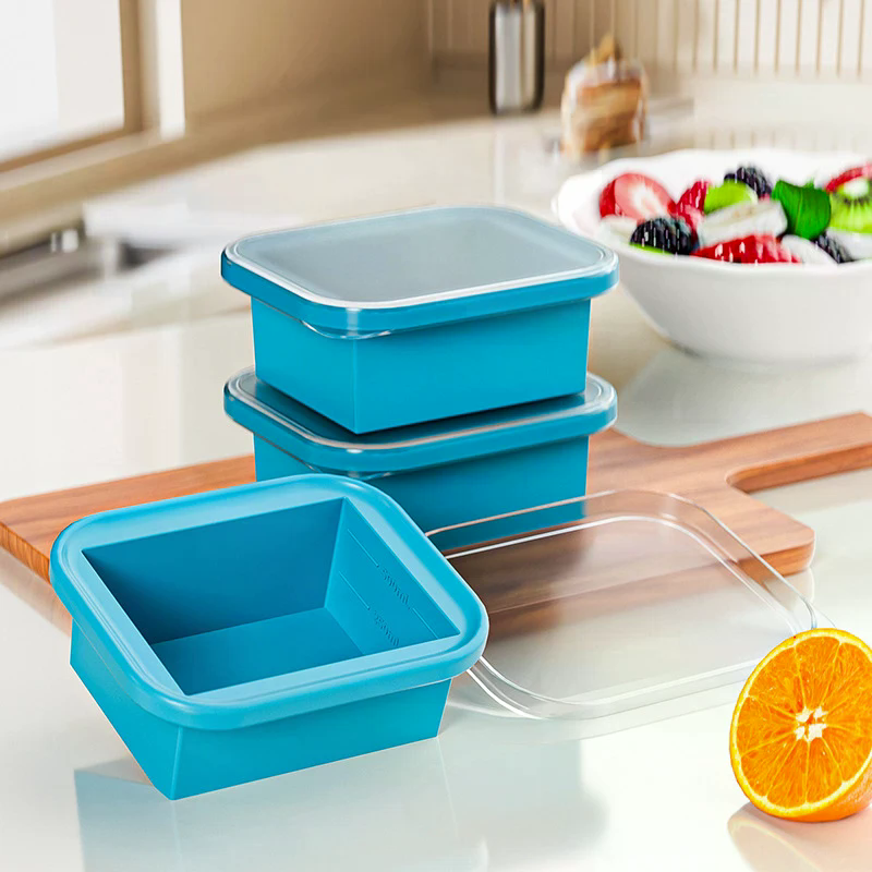 Silicone Freezing Tray With Pl – Storage Food Tray recenzja i cena