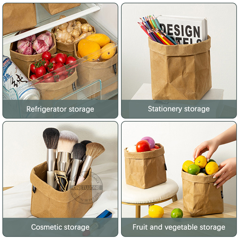 Kraft Paper Bag Washable Paper – Food Storage Plants recenzja i cena