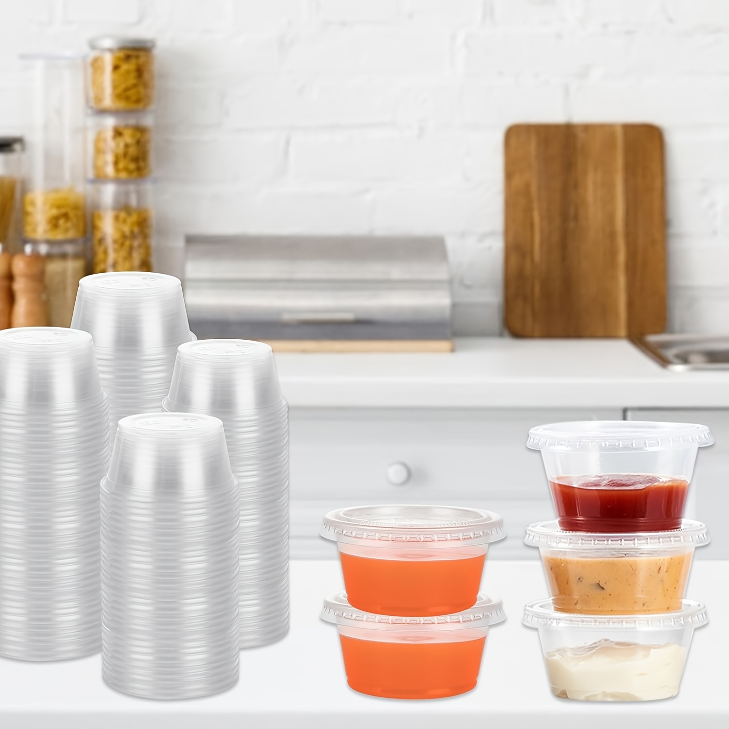 50/100pcs Disposable Sauce Sea – Food Storage Safety recenzja i cena