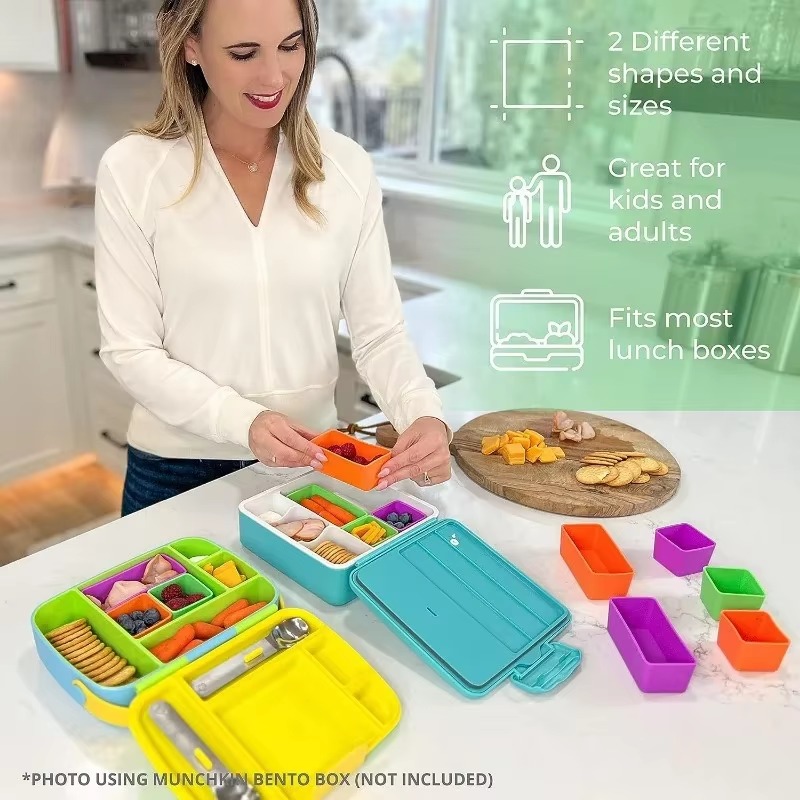 Silicone Food Box Dividers Bak – Food Storage Dividers recenzja i cena