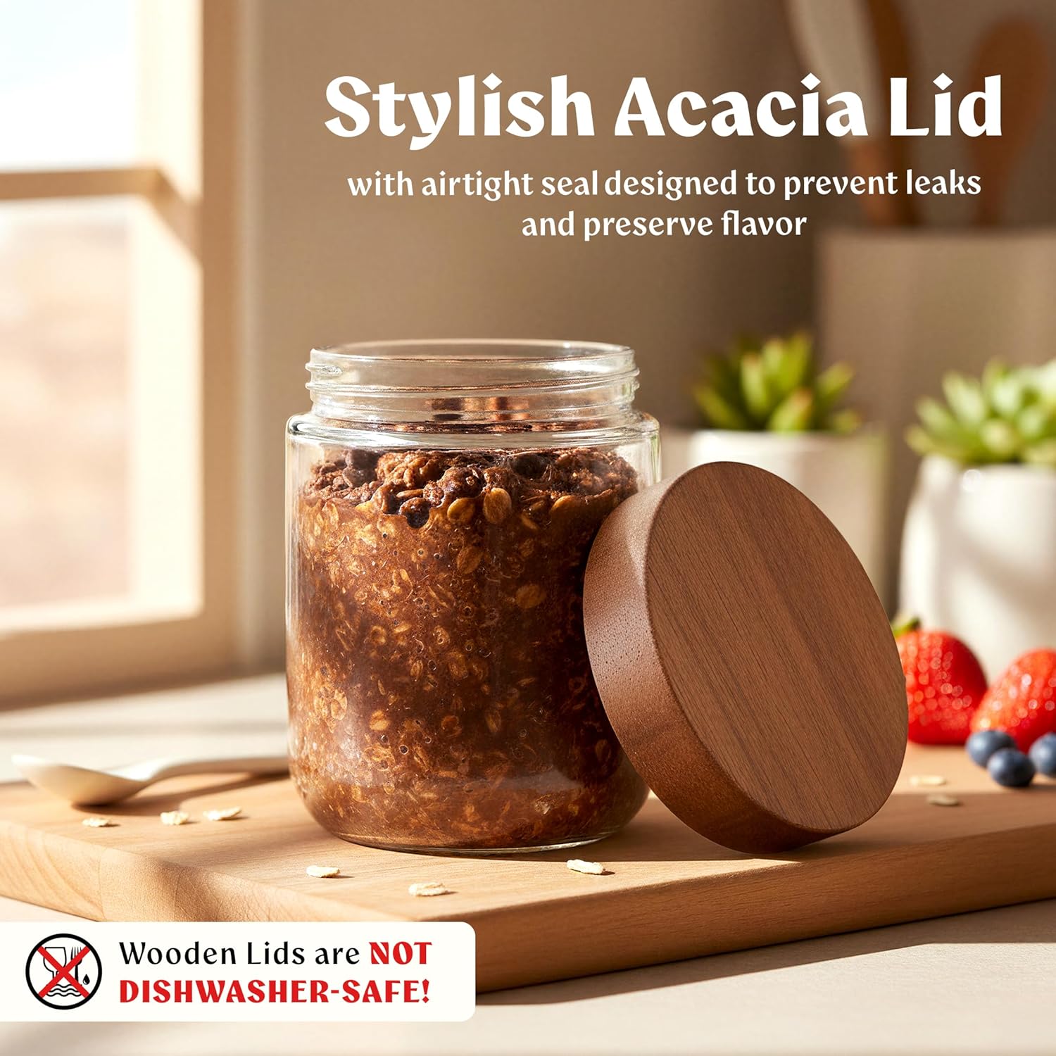 Overnight Oats Containers with – Food Storage Containers Glass recenzja i cena