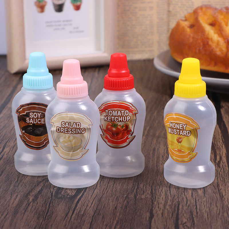 4pcs Mini Sauce Bottle 40ml Ke – Salad Dressing Bottle recenzja i cena