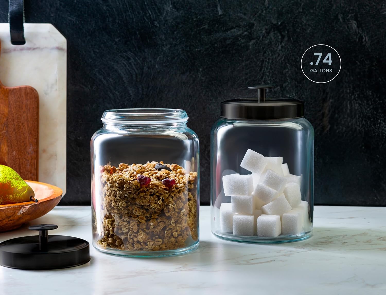Glass Kitchen Canister Set, Fo – Food Storage Containers Glass recenzja i cena