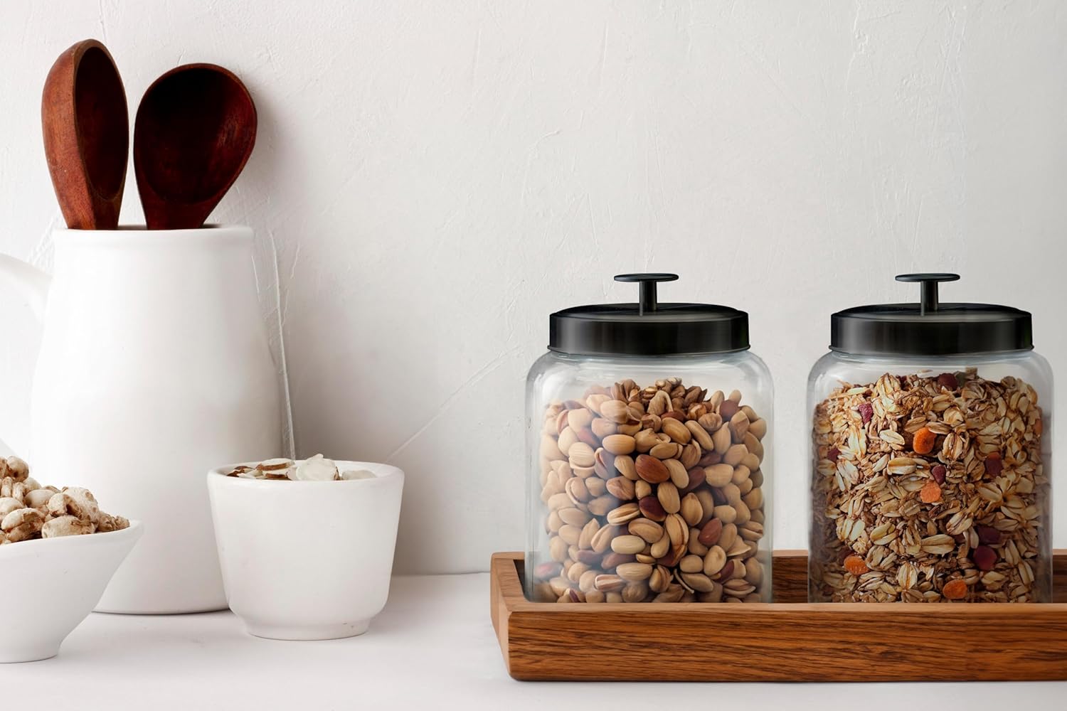 Glass Kitchen Canister Set, Fo – Food Storage Containers Glass recenzja i cena