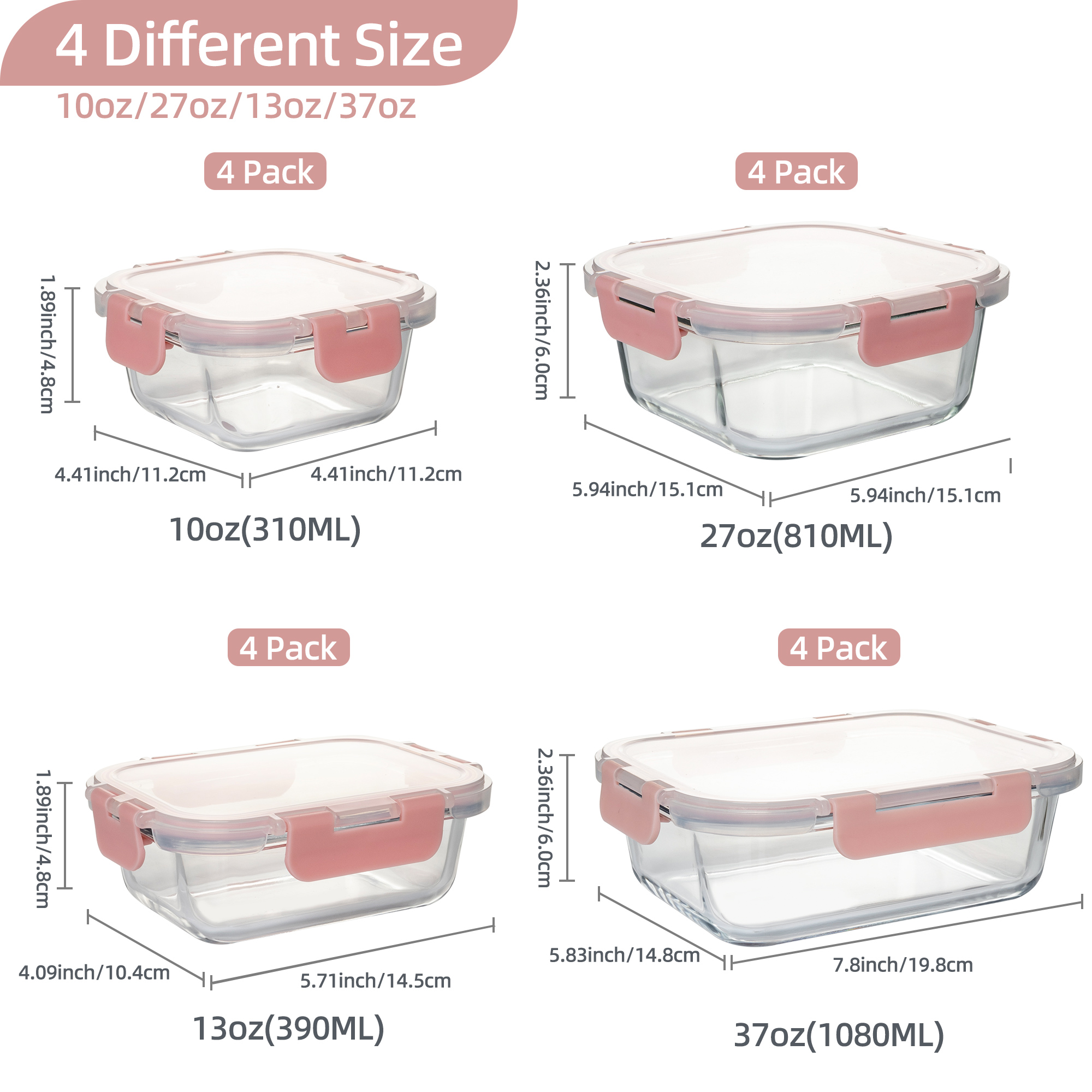 16-Piece Glass Food Storage Co – Food Storage Safety recenzja i cena