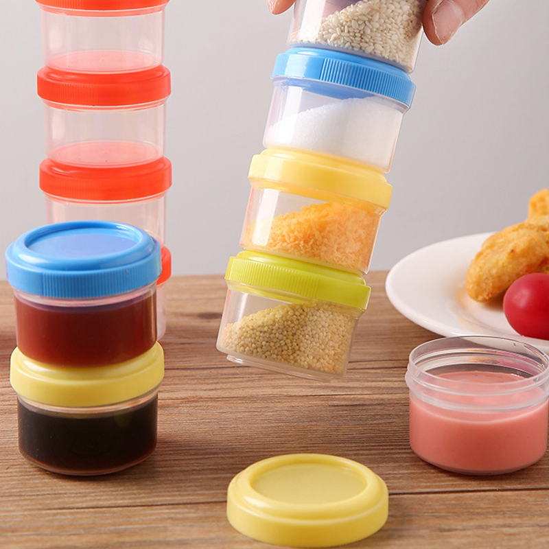 4Pcs Plastic Sauce Bottle Mini – Salad Dressing Bottle recenzja i cena