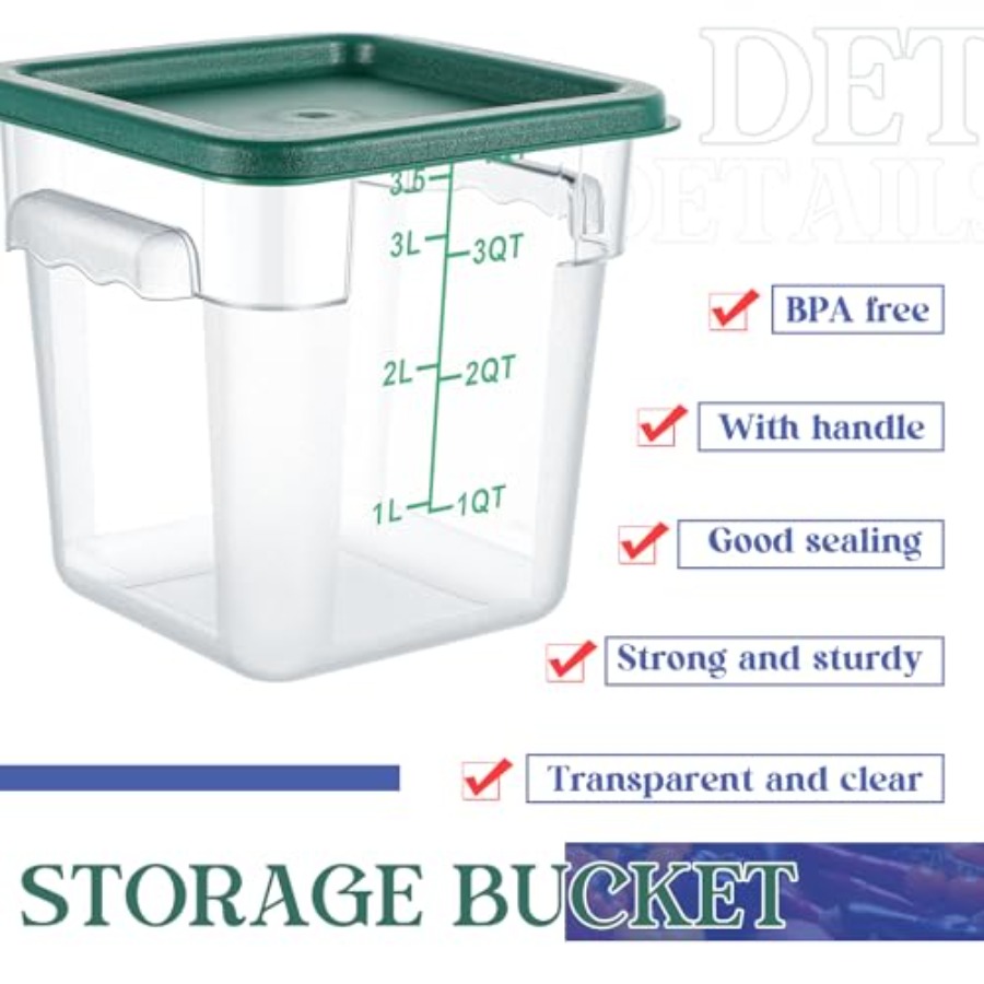8 Set Square Food Storage Cont – Food Storage Quart Containers recenzja i cena
