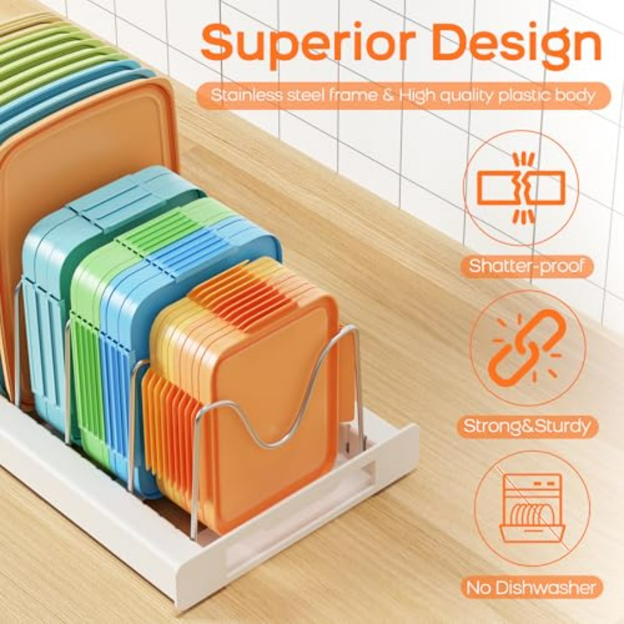Pots and Pans Organizer for Un – Food Storage In Cabinets recenzja i cena