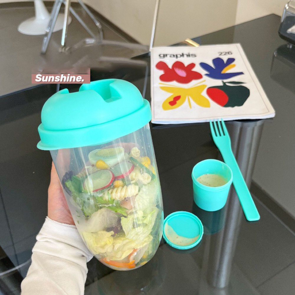 1PC White/Green Portable Bottl – Salad Dressing Bottle recenzja i cena