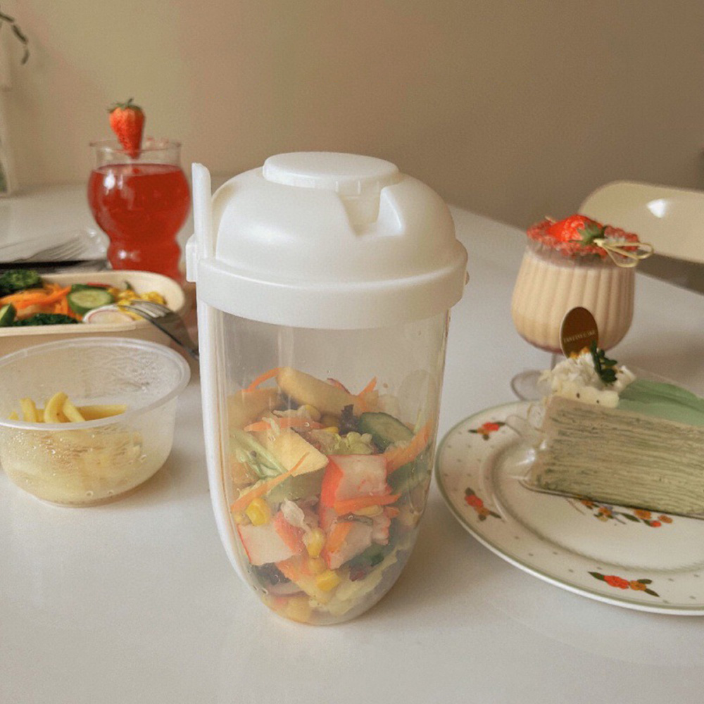 1PC White/Green Portable Bottl – Salad Dressing Bottle recenzja i cena