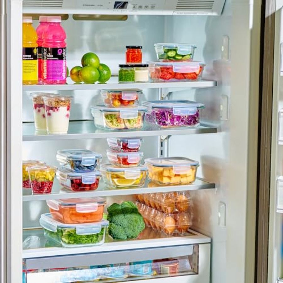 40pc Set Glass Food Storage Co – Food Storage Stackable Containers recenzja i cena