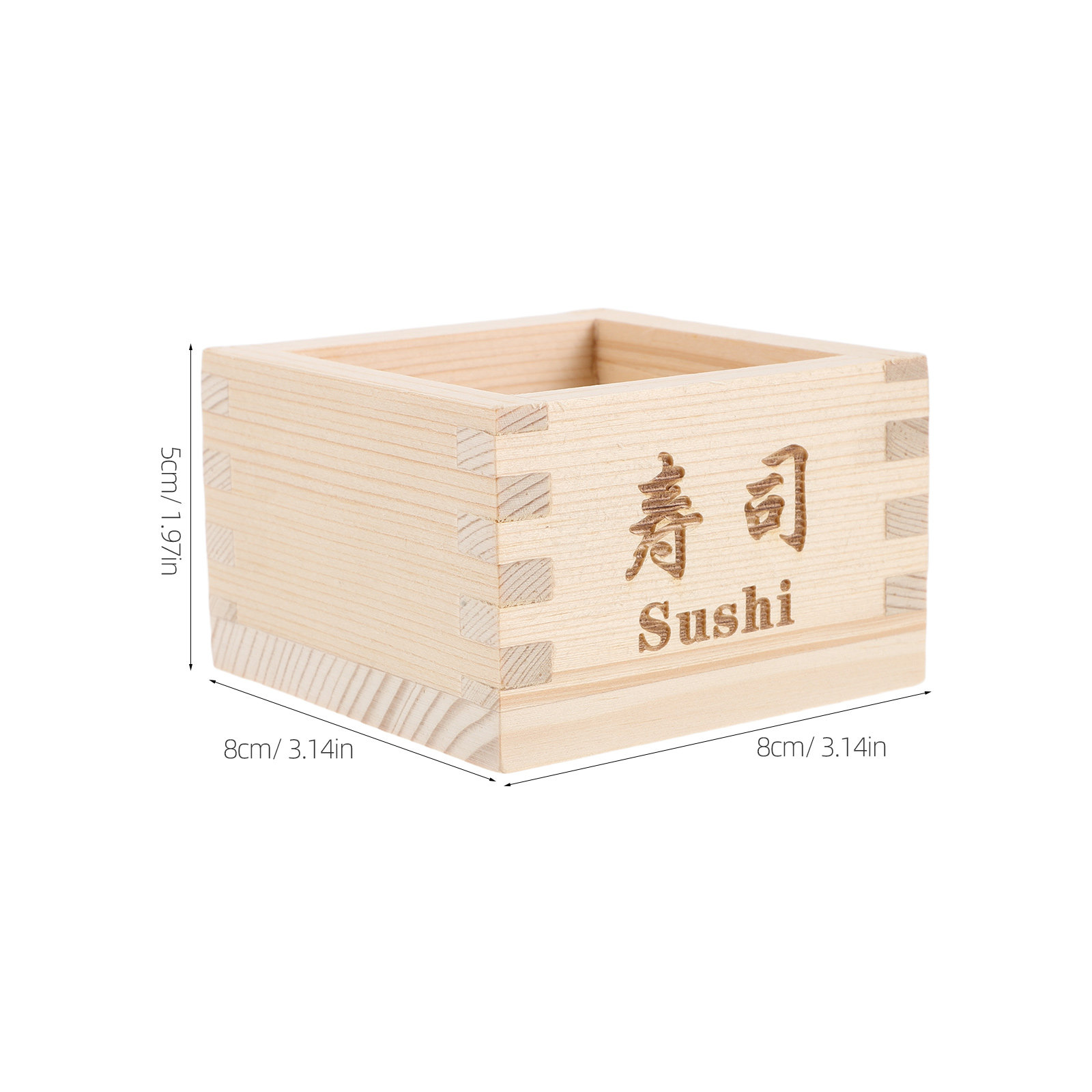 Japanese Masu Sake Cup Wooden  – Storage Food Tray recenzja i cena
