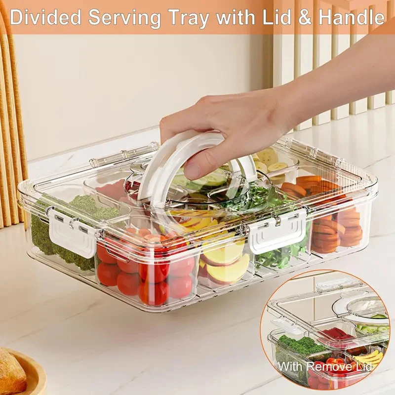 Transparent Divided Food Stora – Food Storage Dividers recenzja i cena