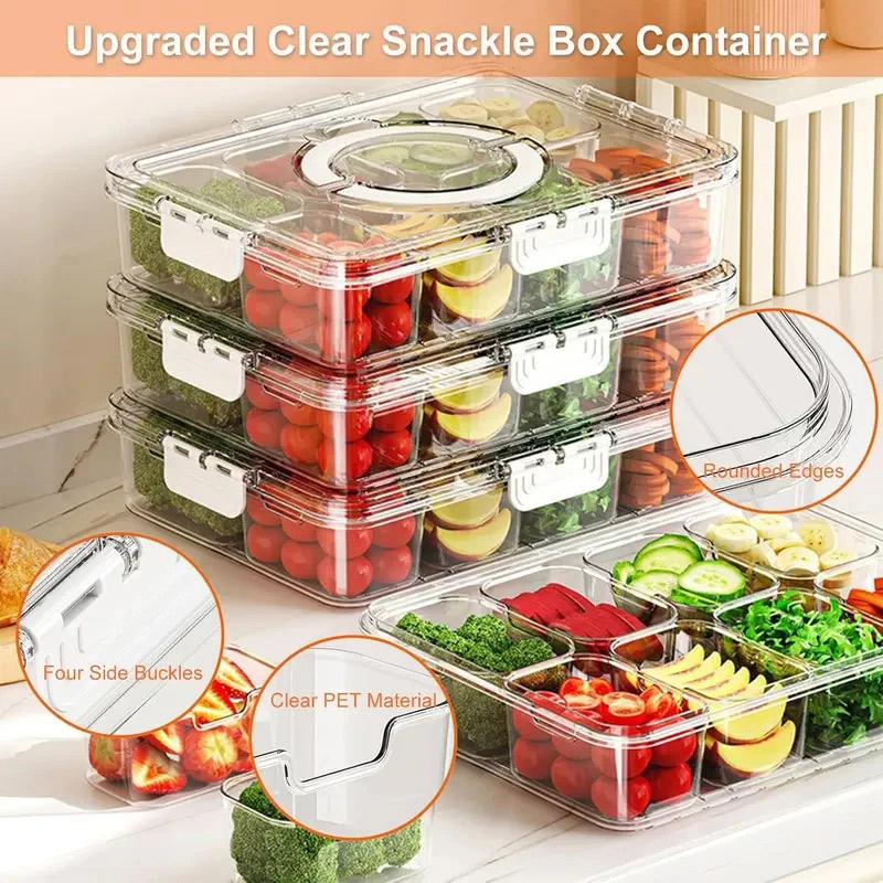 Transparent Divided Food Stora – Food Storage Dividers recenzja i cena