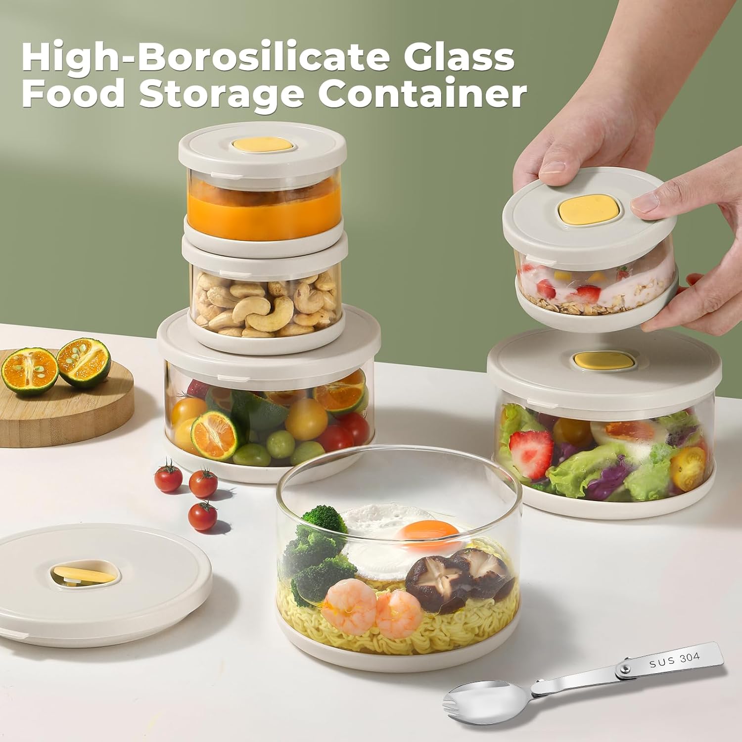 Glass Tupperware Set Airtight  – Food Storage Containers Tupperware recenzja i cena