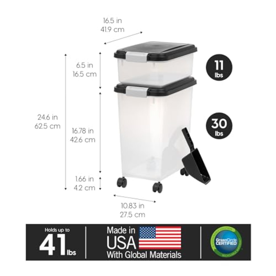 2026Dog Food Storage Container – Food Storage Stackable Containers recenzja i cena