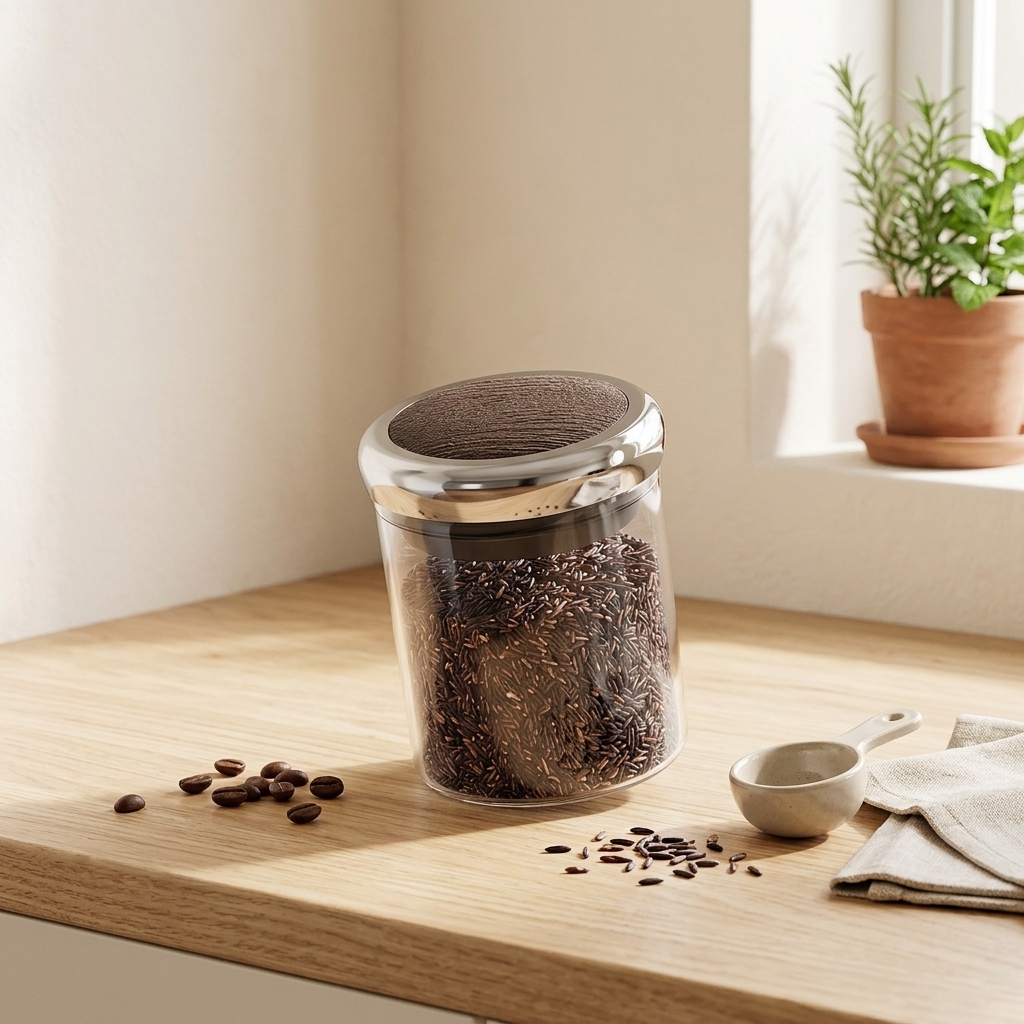 Coffee Bean Storage Jar With V – Food Storage Technology recenzja i cena