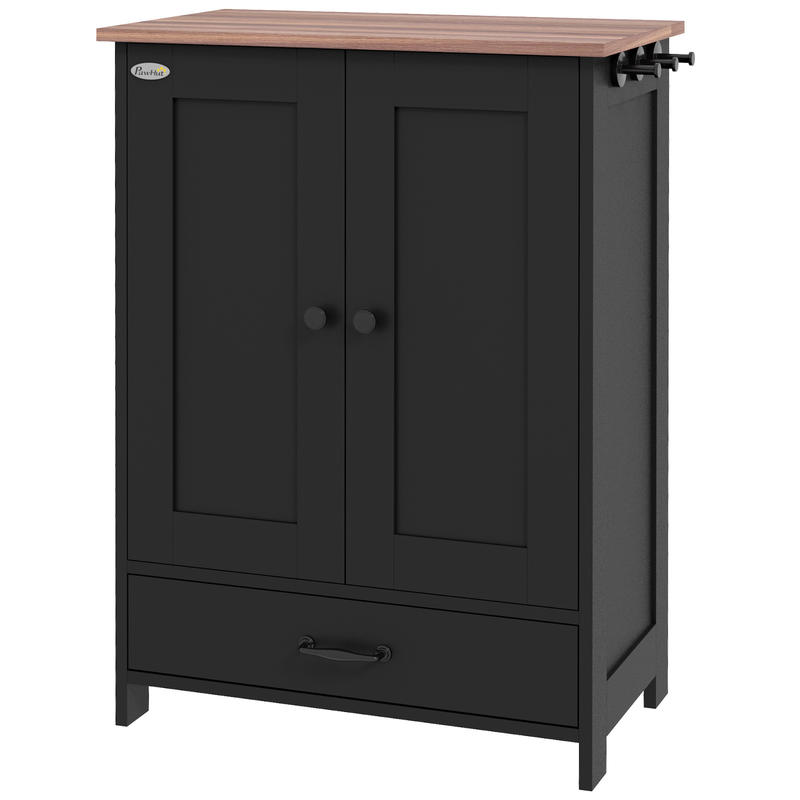 PawHut Pet Feeding Station, Do – Food Storage In Cabinets recenzja i cena
