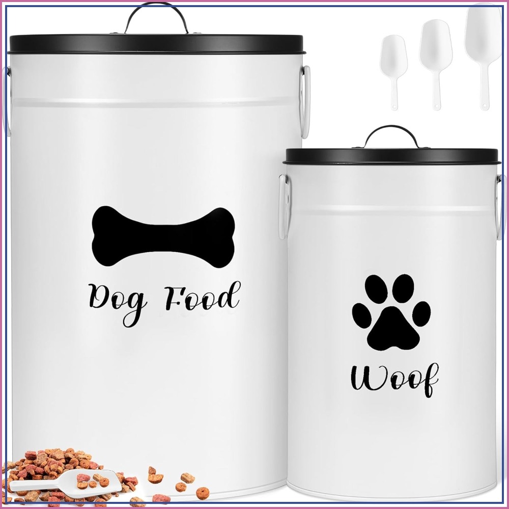 Extra Large 30+14 lbs Metal Do – Food Storage With Scoop recenzja i cena