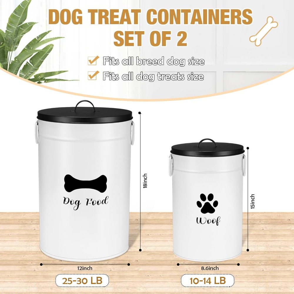 Extra Large 30+14 lbs Metal Do – Food Storage With Scoop recenzja i cena