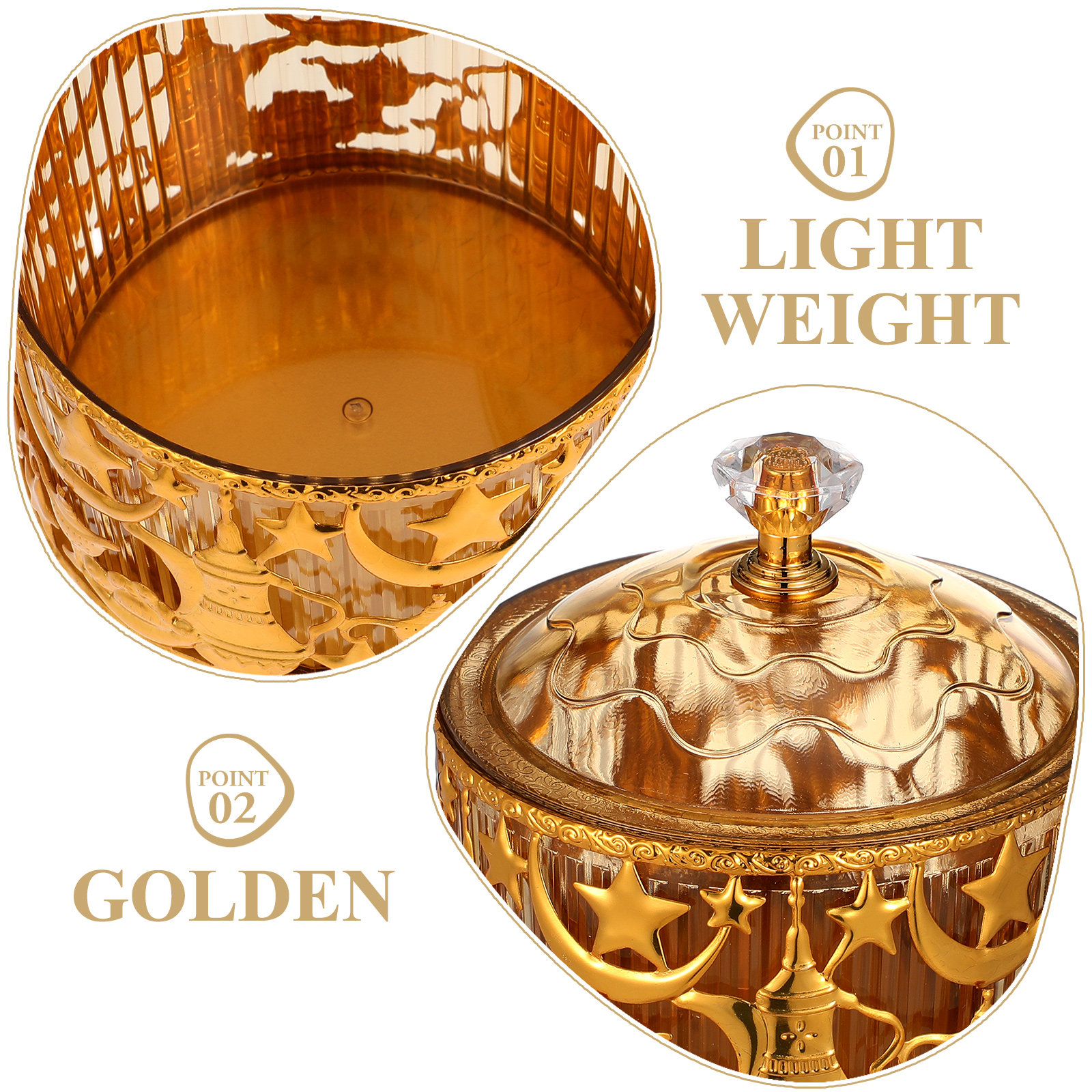 Middle Eastern Arabic Round Sn – Storage Food Tray recenzja i cena