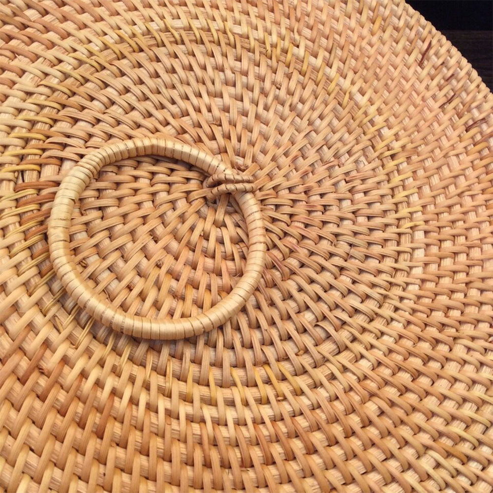 1Pcs Round Handmade Rattan Fru – Food Storage Lidl recenzja i cena