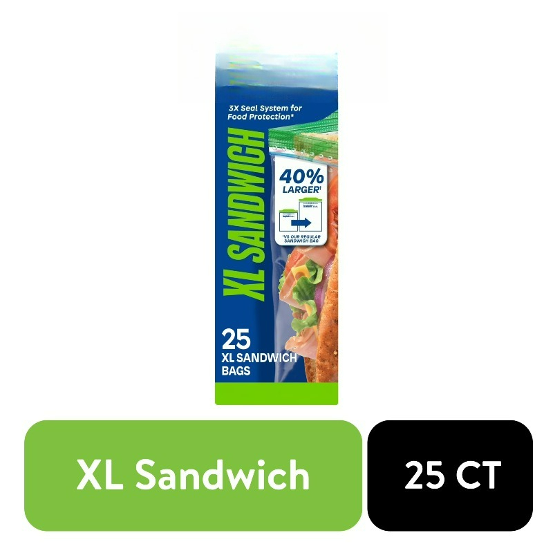 (3 pack) Brand XL Sandwich Bag – Food Storage Technology recenzja i cena