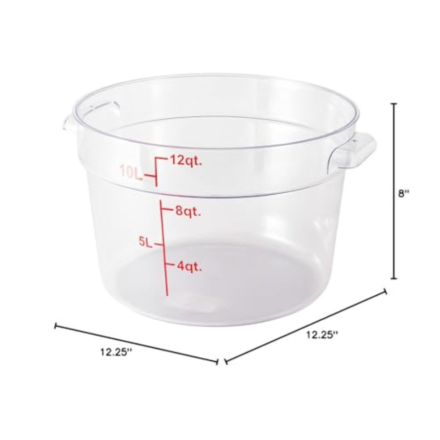 Met Lux 12 Quart Food Storage  – Food Storage Quart Containers recenzja i cena