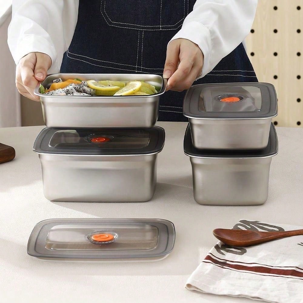 Buy 2 Get 1 Free 3 Pack Stainl – Food Storage Stackable Containers recenzja i cena