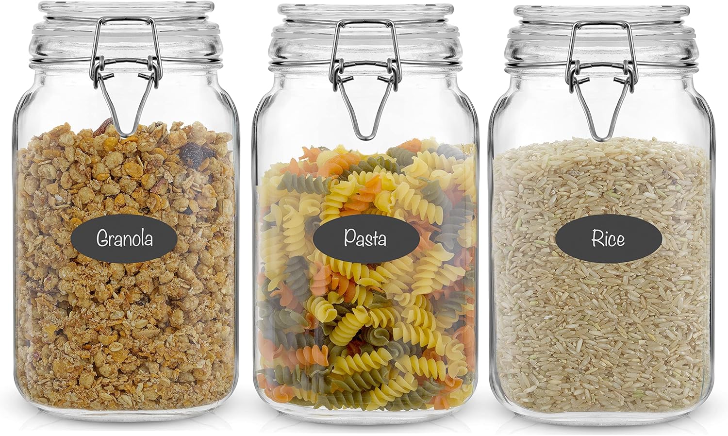 Airtight Glass Jars with Lids  – Food Storage Containers Glass recenzja i cena