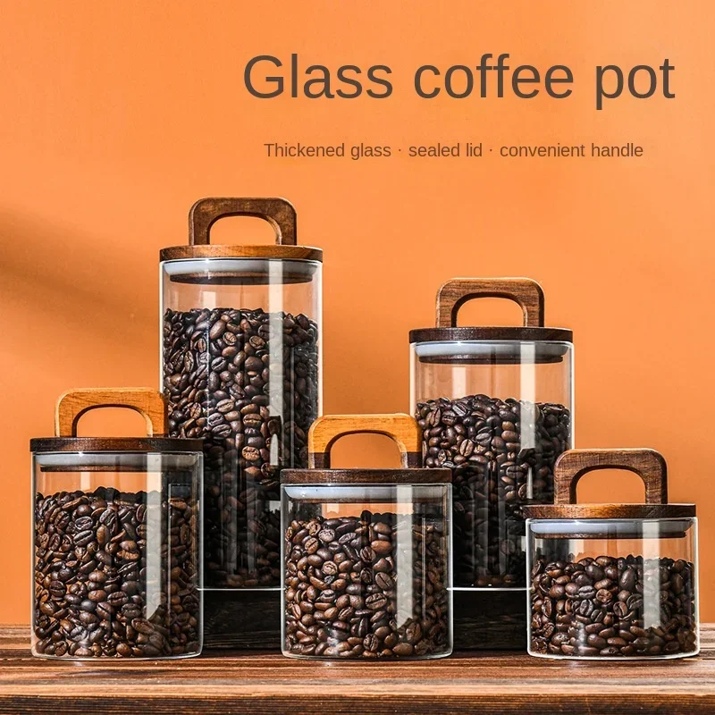 800-2100ml Wood Lid Glass Jar  – Food Storage Lidl recenzja i cena