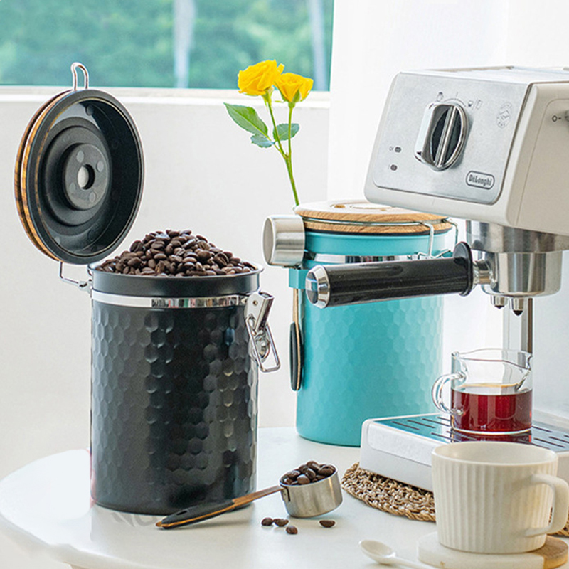 Kitchen Stainless Steel Coffee – Food Storage With Scoop recenzja i cena