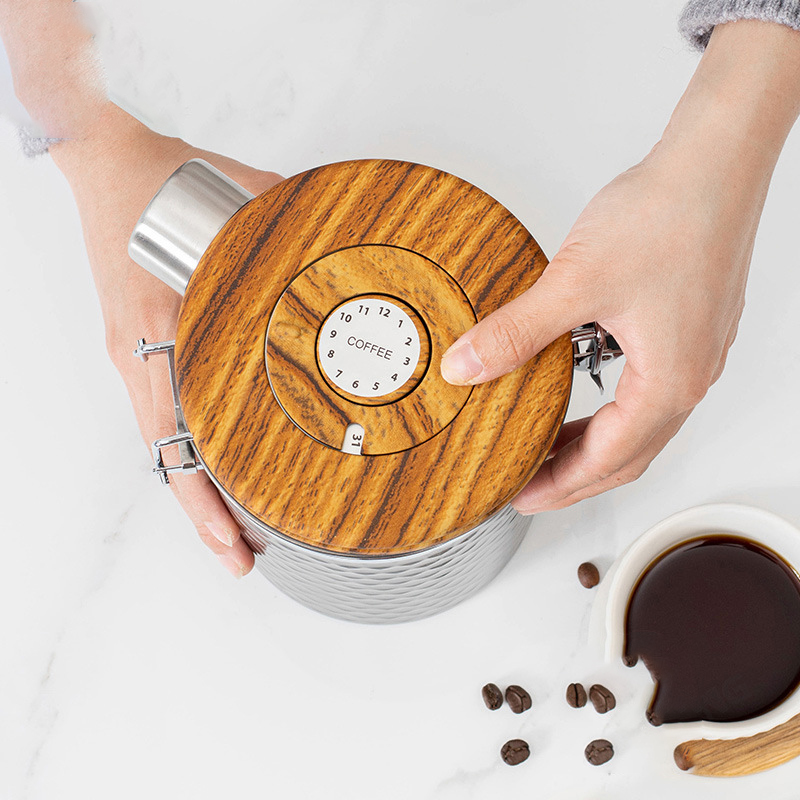 Kitchen Stainless Steel Coffee – Food Storage With Scoop recenzja i cena