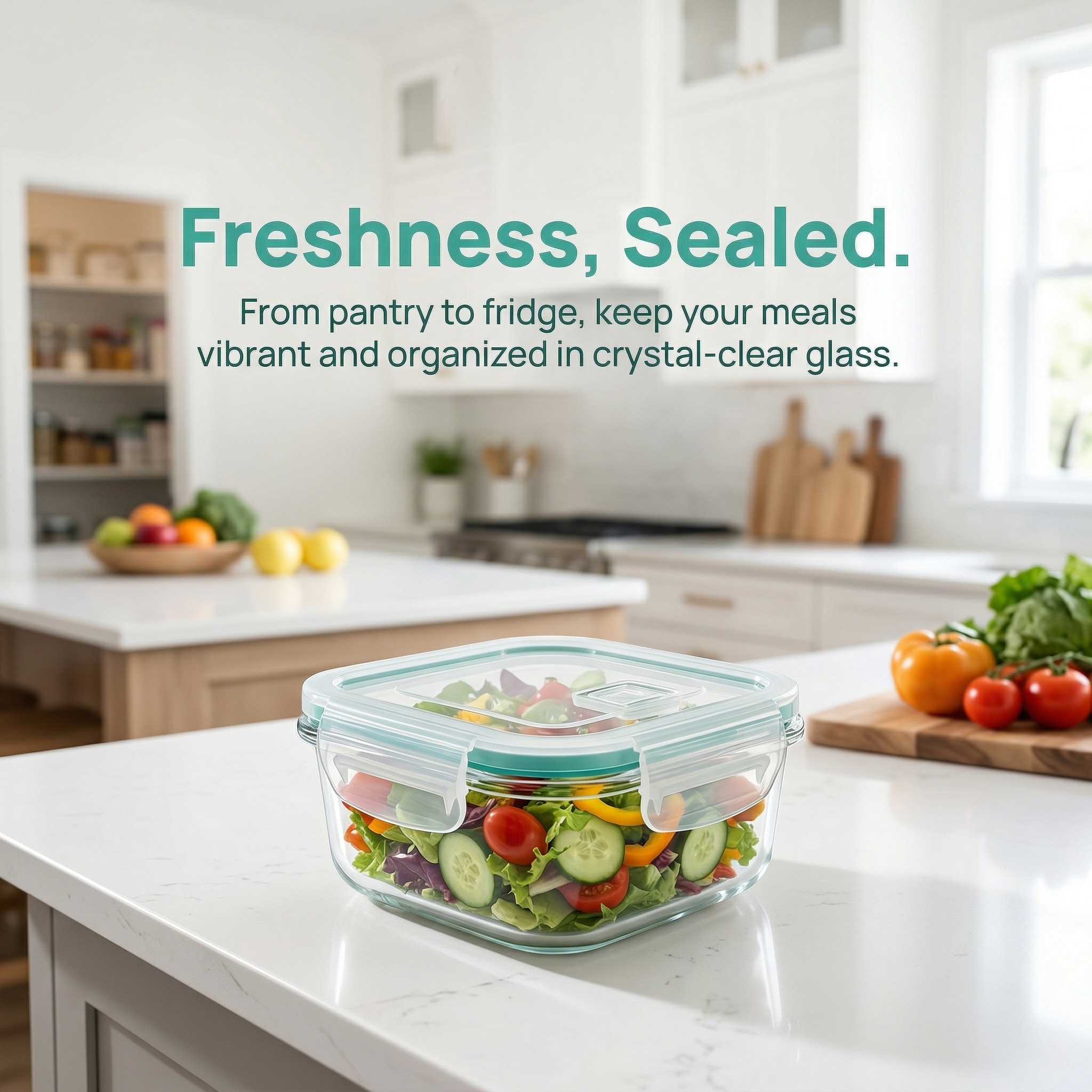 A set of 8 food storage contai – Food Storage Containers Glass recenzja i cena
