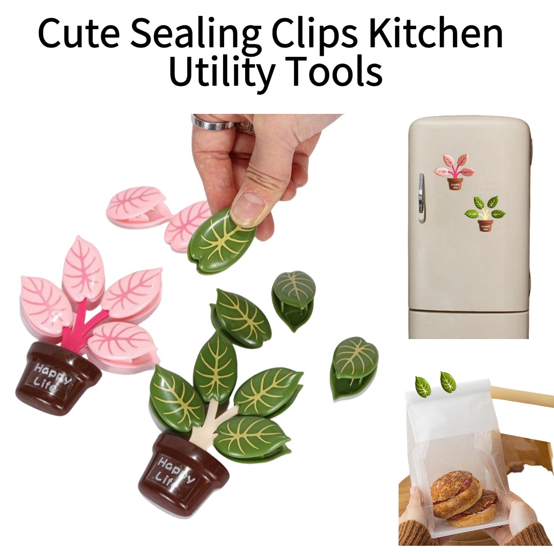 Cute Sealing Clips Kitchen Uti – Food Storage Plants recenzja i cena