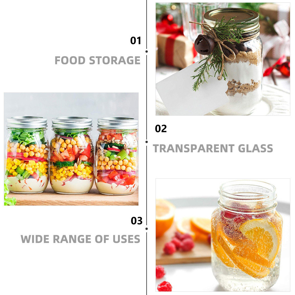 6Pcs Round Glass Food Storage  – Food Storage Containers Glass recenzja i cena