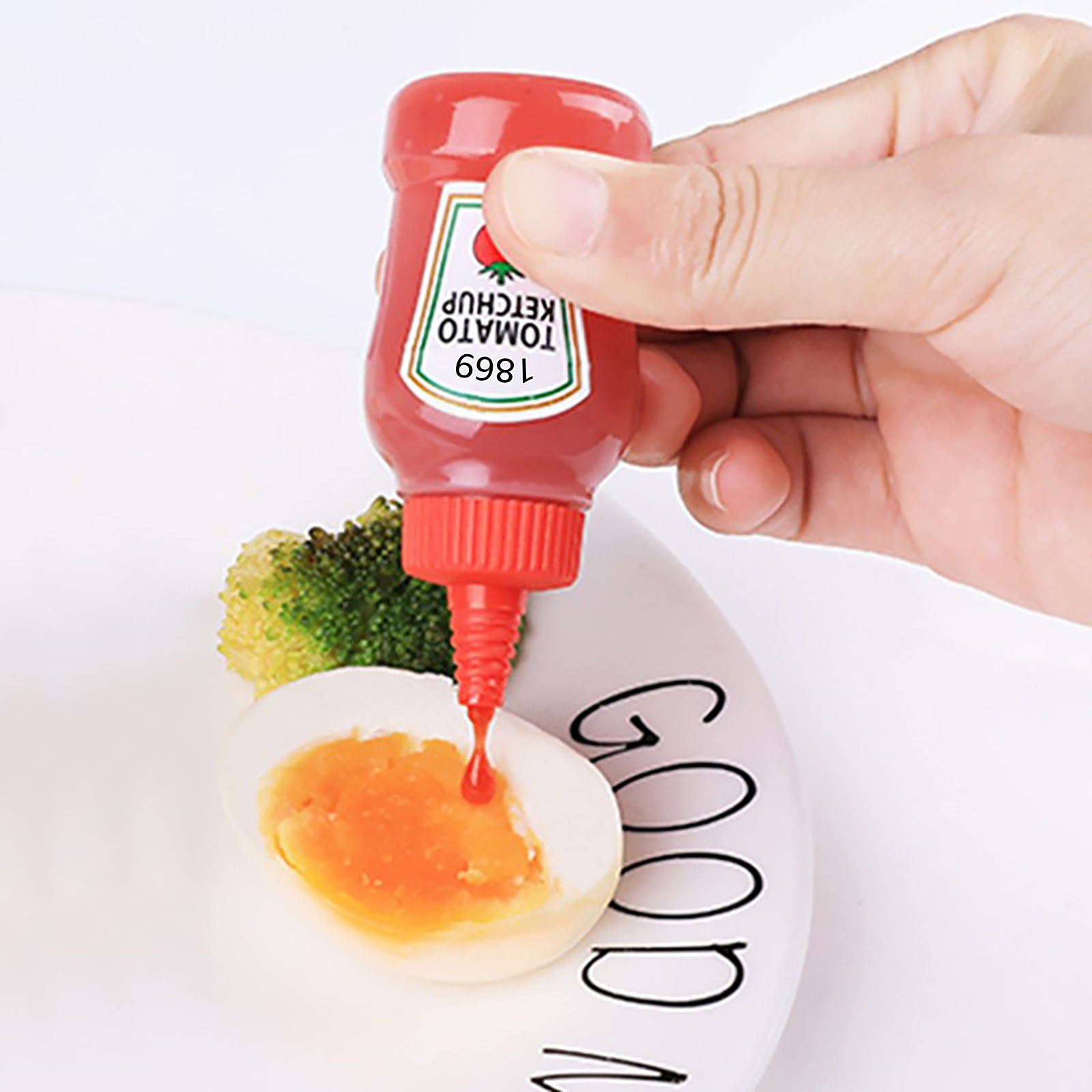 2pcs/set 25ML Mini Tomato Ketc – Salad Dressing Bottle recenzja i cena