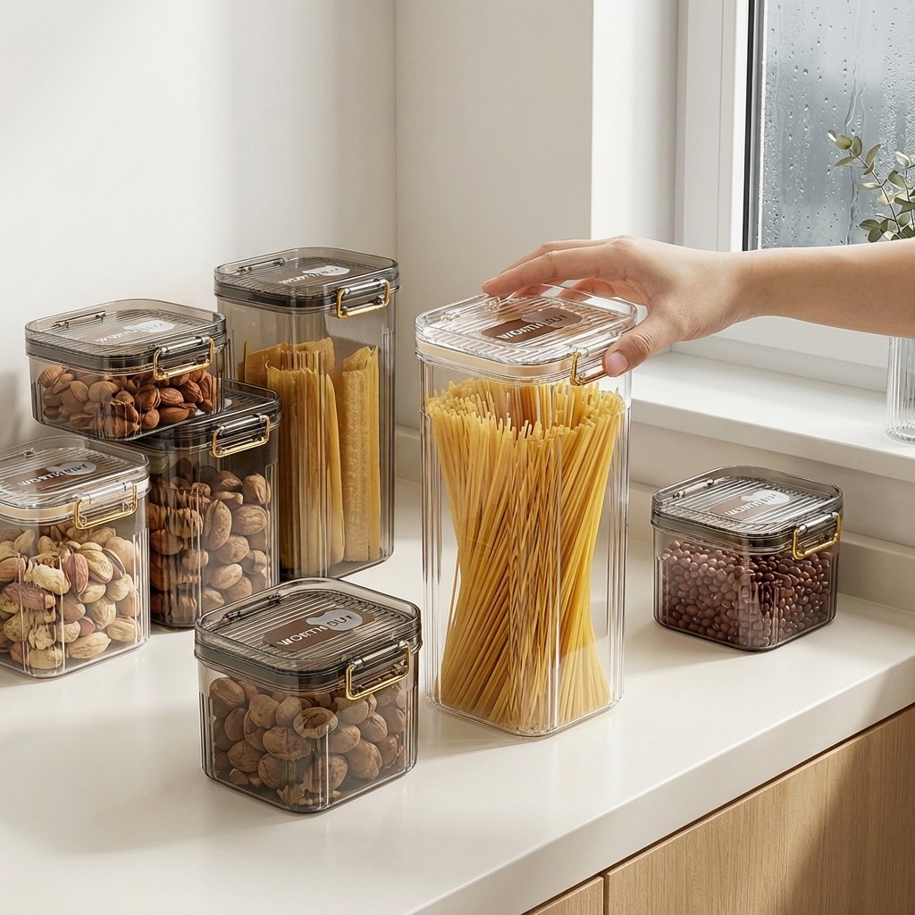 Airtight Food Storage Containe – Food Storage Stackable Containers recenzja i cena