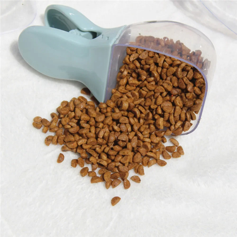 Pet Food Spoon for Cat Dog Bow – Food Storage With Scoop recenzja i cena