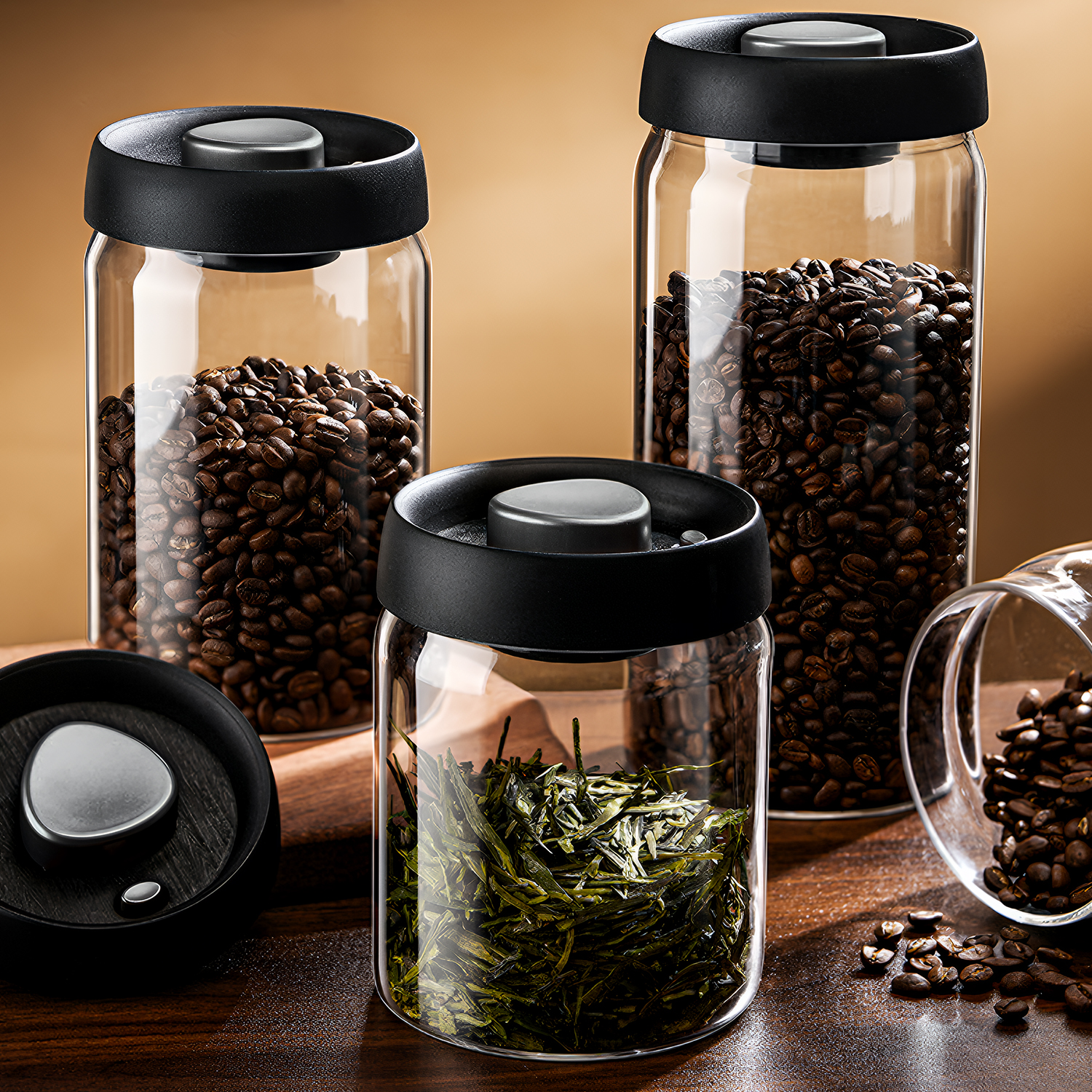 OANKR Vacuum Coffee Canister 5 – Food Storage Containers Glass recenzja i cena