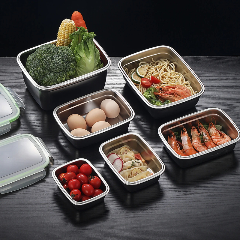 304 Stainless Steel Lunch Box  – Food Storage Stackable Containers recenzja i cena